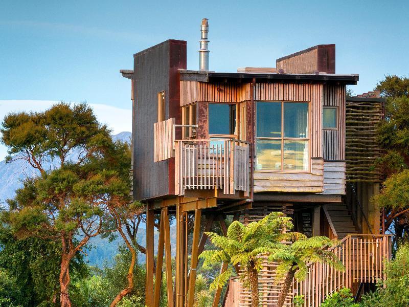 Hapuku Lodge And Tree Houses Kaikoura Exterior foto