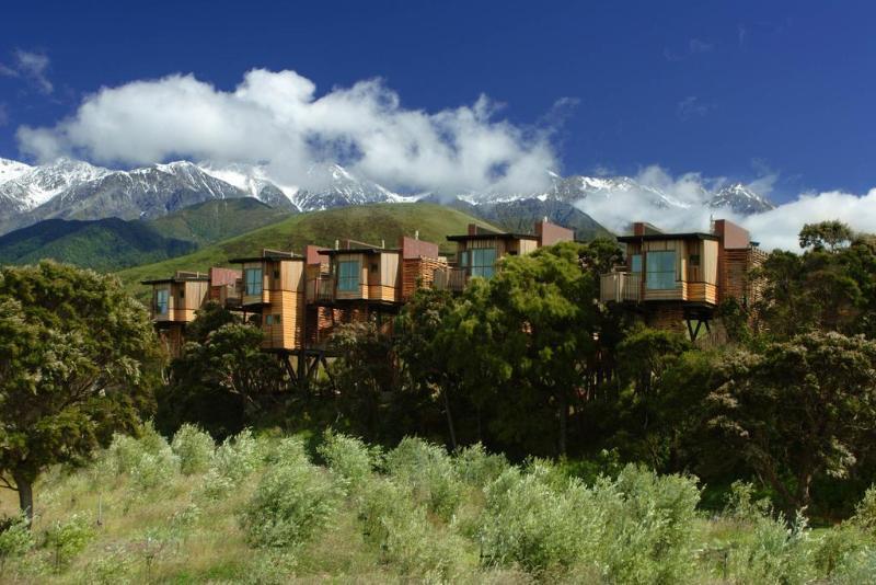 Hapuku Lodge And Tree Houses Kaikoura Exterior foto